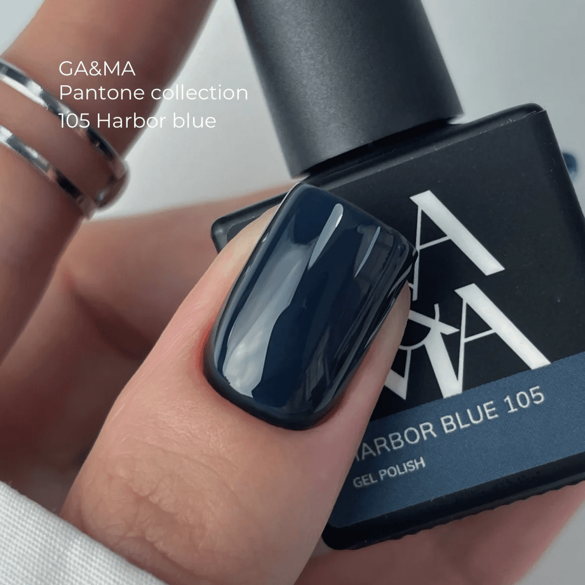 Гель-лак Ga&Ma Harbor blue 105, 10 мл — 2