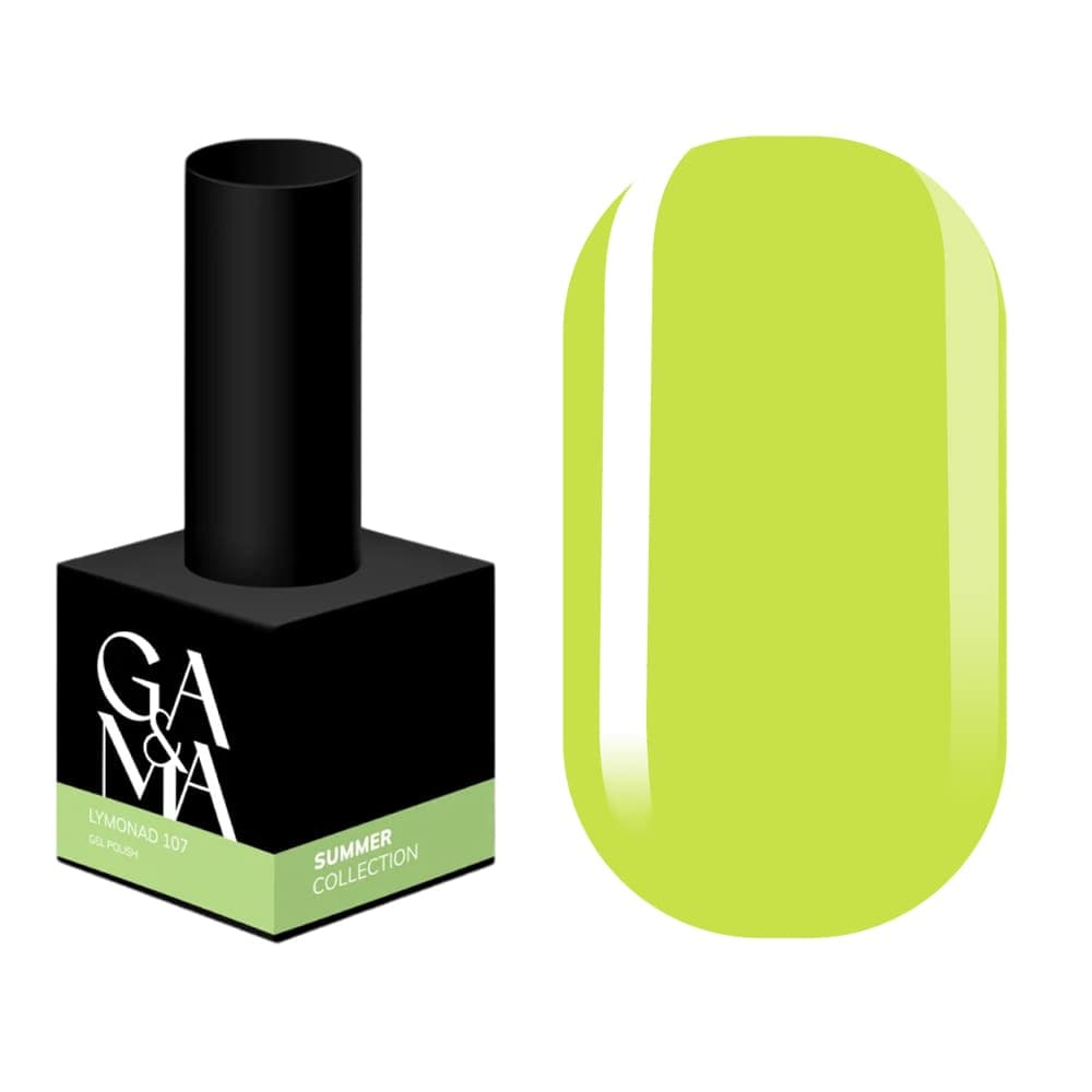 Гель-лак Ga&Ma Lymonade 107, 10 мл