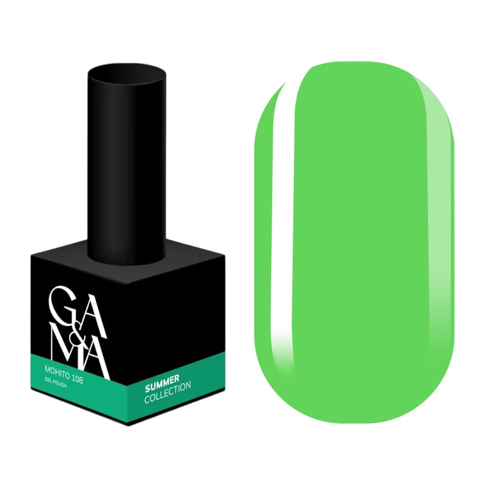 Гель-лак Ga&Ma №108 Mohito, 10 мл