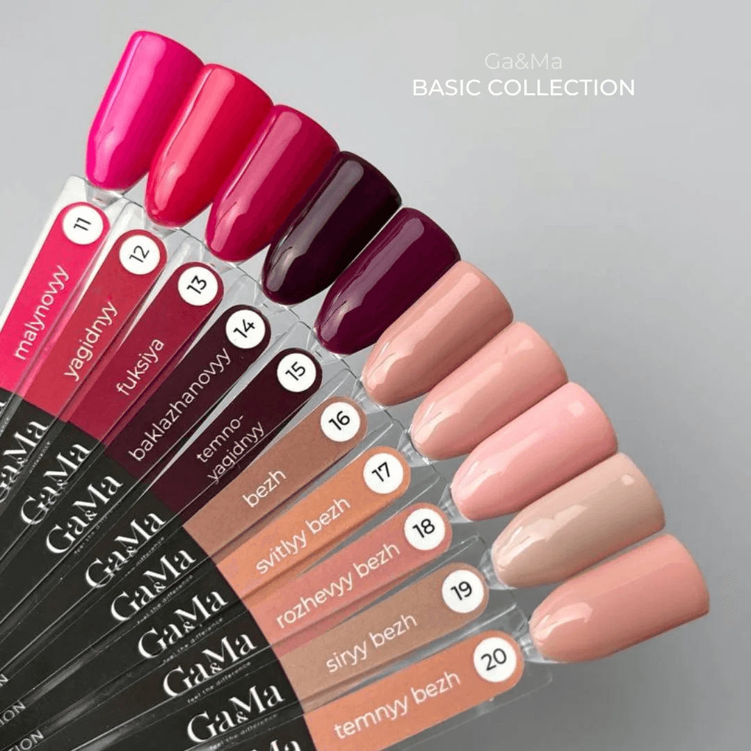 Гель-лак Ga&Ma №12 ягідний, 10 мл — 3