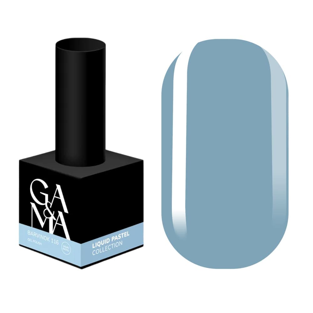 Гель-лак Ga&Ma Liquid pastel 116 барвінок, 10 мл