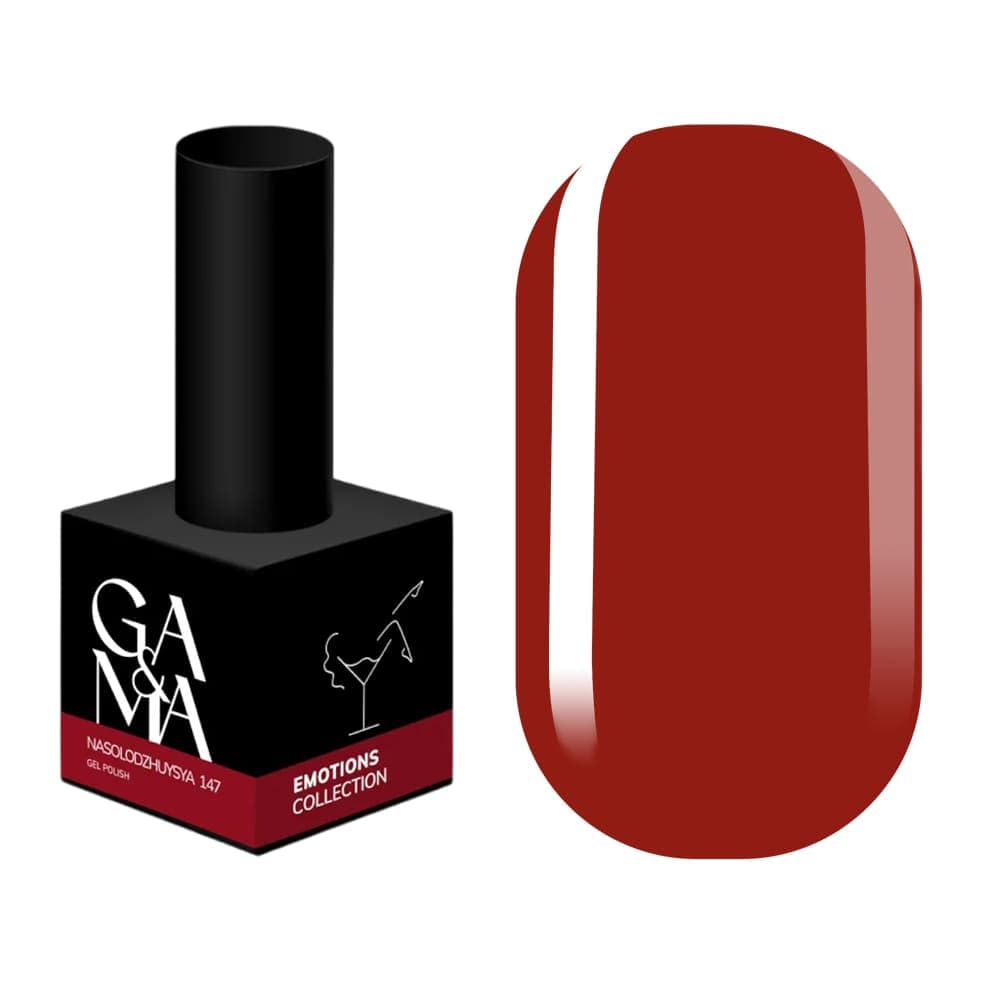 Гель-лак Ga&Ma №147 nasolodzhuysya, 10 мл