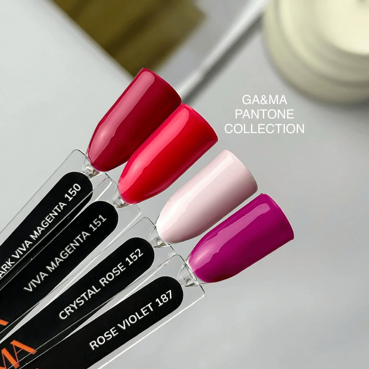 Гель-лак Ga&Ma №150 dark Viva Magenta, 10 мл — 3