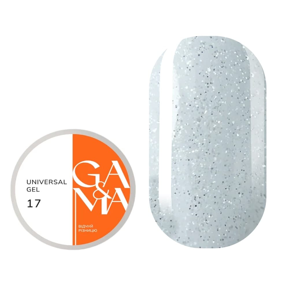 Жидкий гель Ga&Ma Universal gel №17, 15 мл