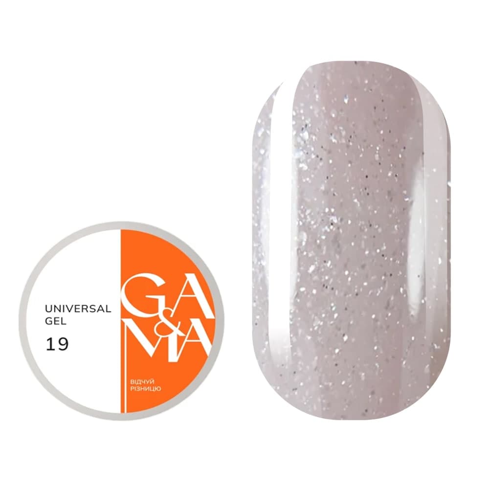 Жидкий гель Ga&Ma Universal gel №19, 15 мл