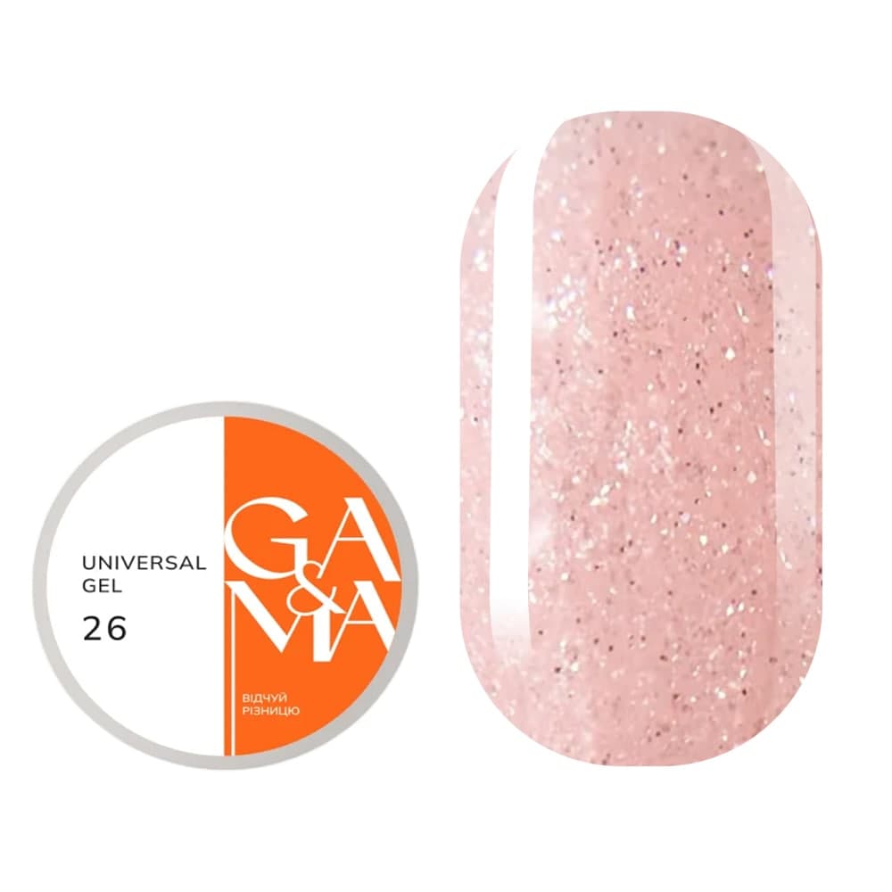 Рідкий гель Ga&Ma Universal gel №26, 15 мл