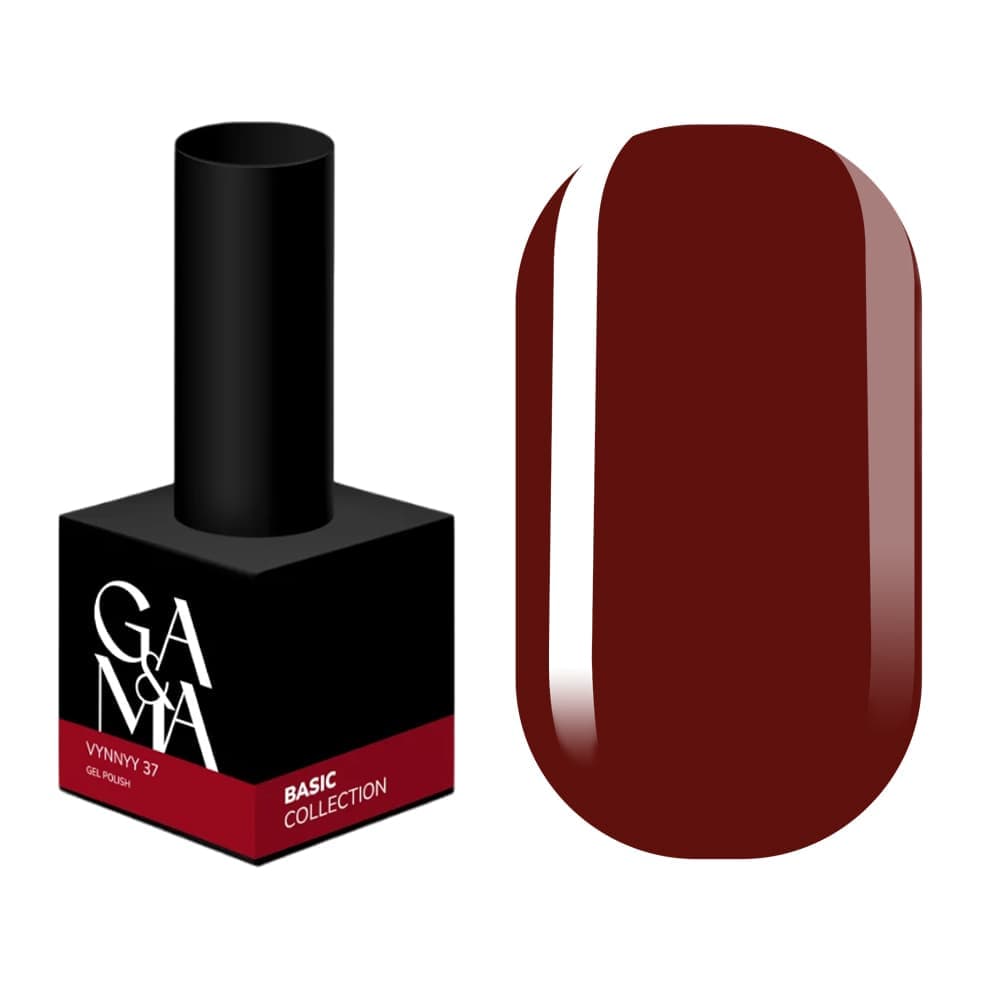 Гель-лак Ga&Ma №37 винний, 10 мл