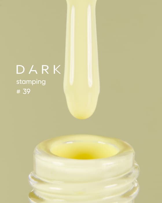 DARK Stamping polish лимонний №39 , 8 ml