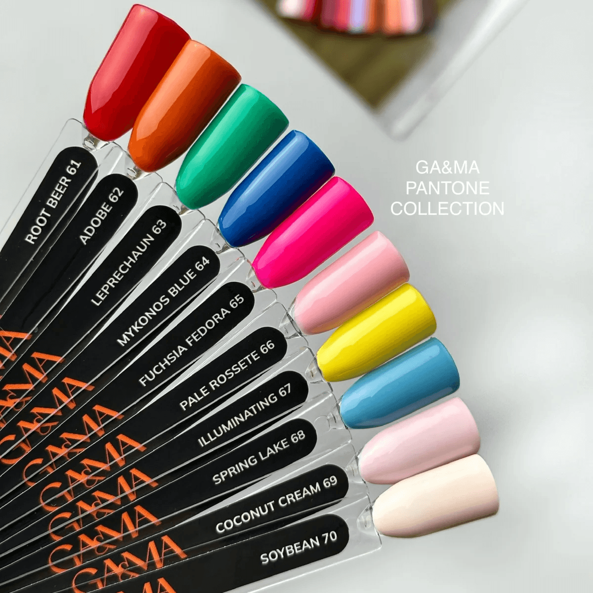 Гель-лак Ga&Ma №064 Mykonos Blue, 10 мл — 4