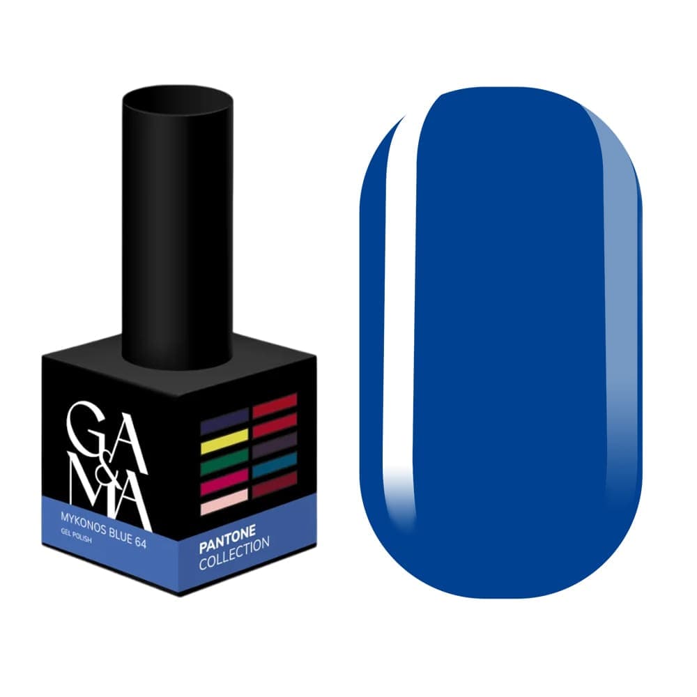 Гель-лак Ga&Ma №064 Mykonos Blue, 10 мл