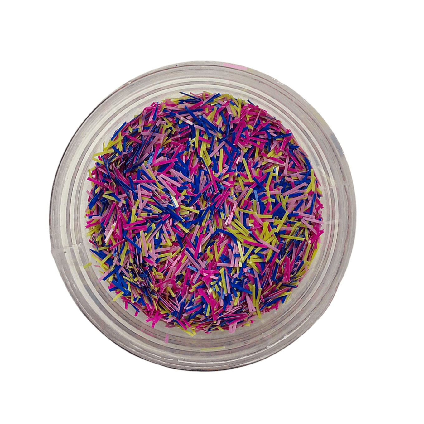 Дизайн для нігтів соломка різнокольорова