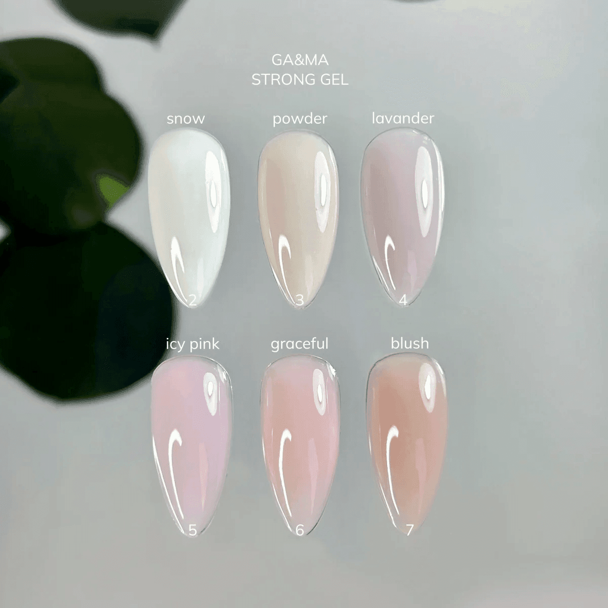 Гель Ga&Ma Strong gel №4 lavender, 30 мл — 3