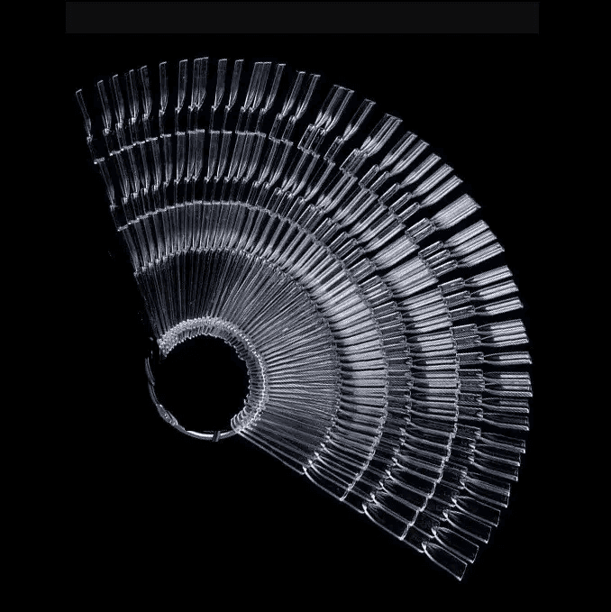 Типсы прозрачные тройные, на кольце, 50 шт — 2