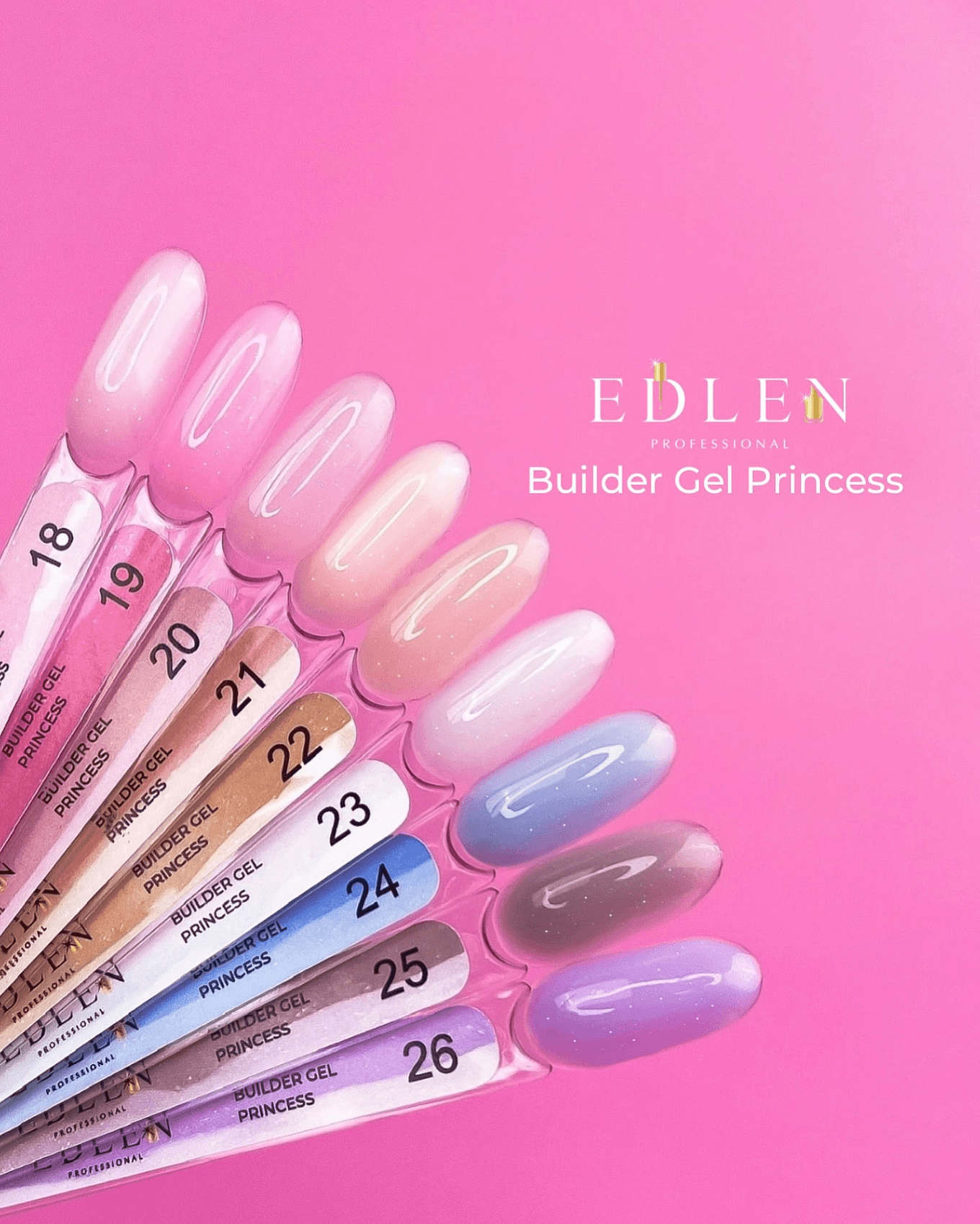 Edlen Builder Gel Princess №23, 30 мл — 3