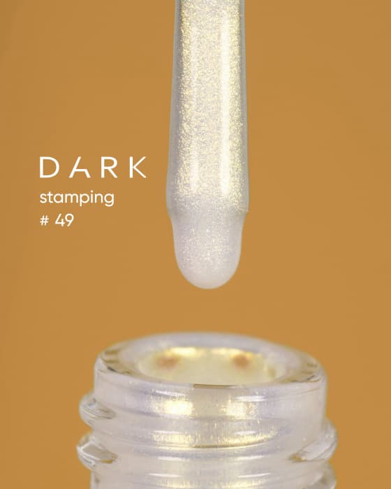 DARK Stamping polish №49, золотой хамелеон, 10 мл
