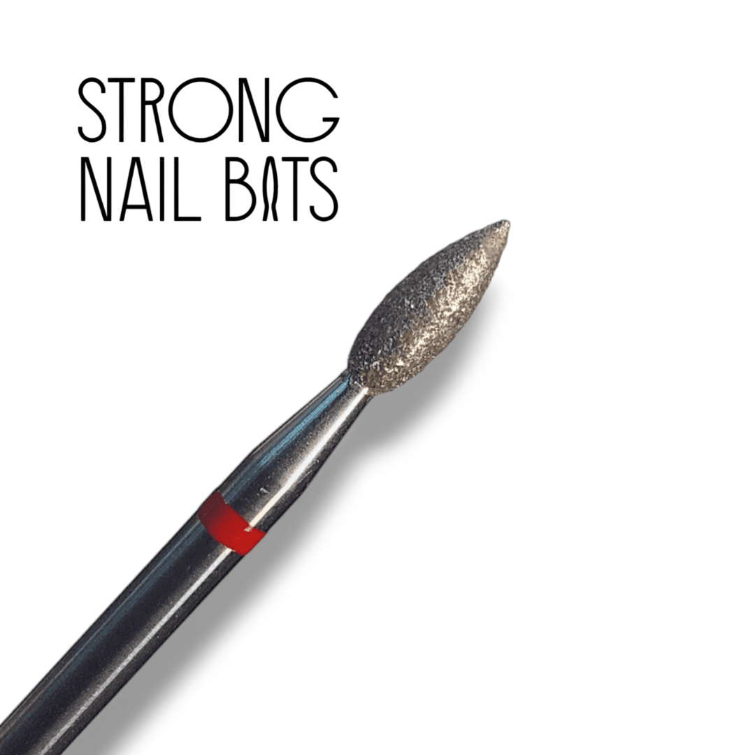 Фреза алмазная STRONG NAIL BITS почка красная 0,27 см — 2