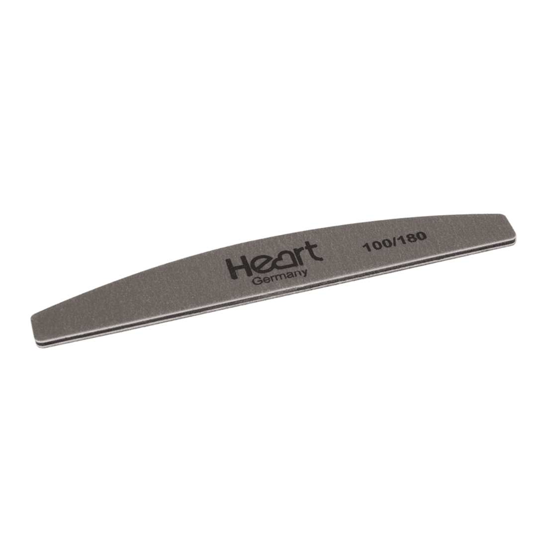 Пилка для ногтей HEART Half PLATINUM PRO 100/180