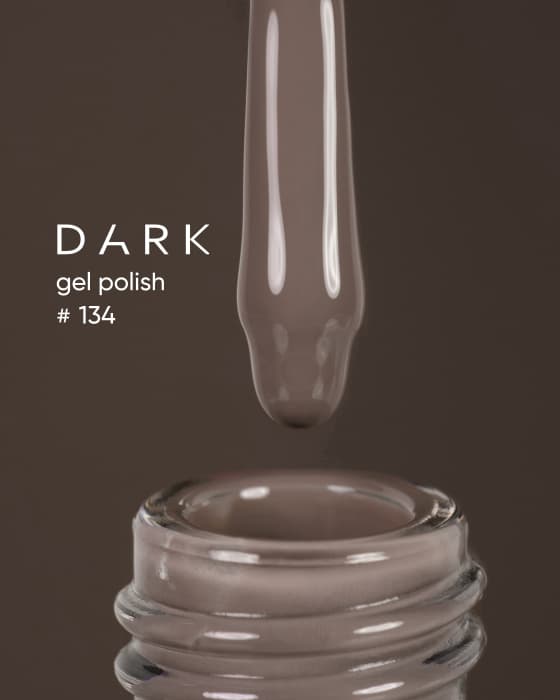 Гель-лак Dark gel polish №134, 6 мл