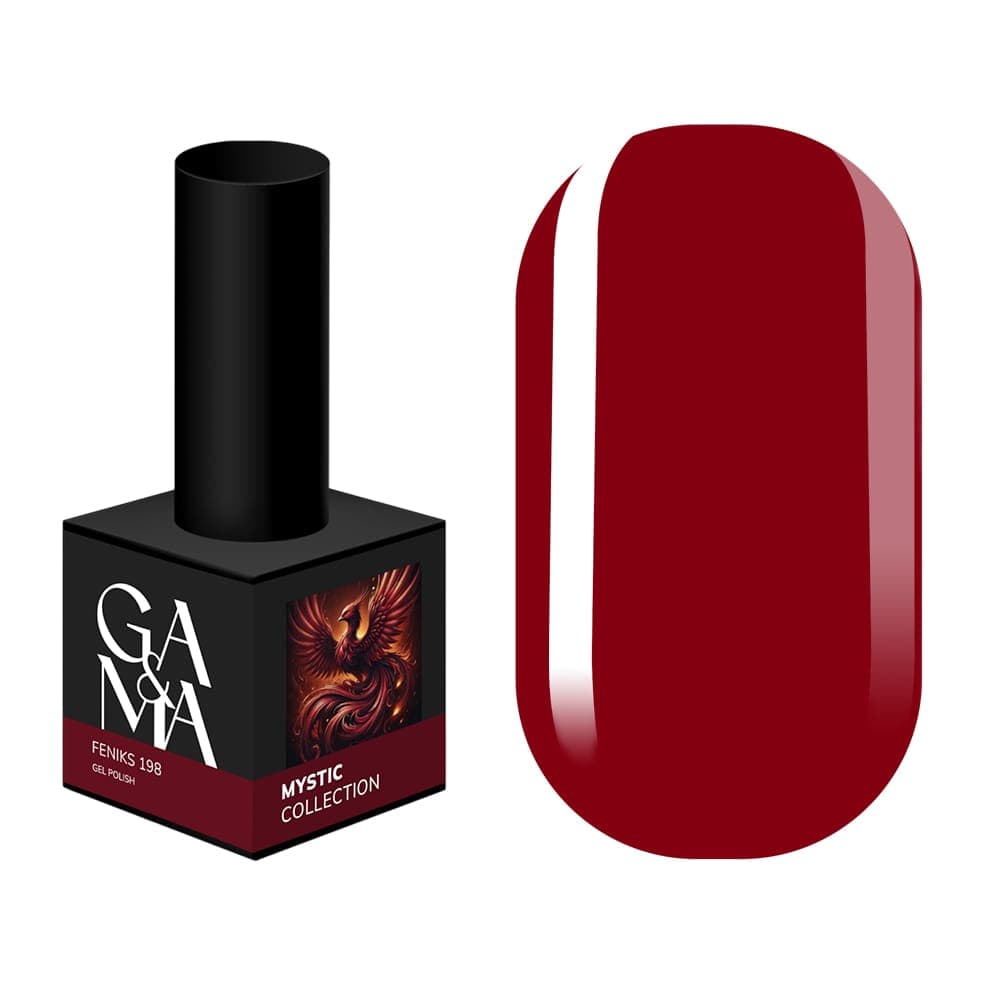 Гель-лак Ga&Ma №198 Mystic collection, Fenix, 10 мл