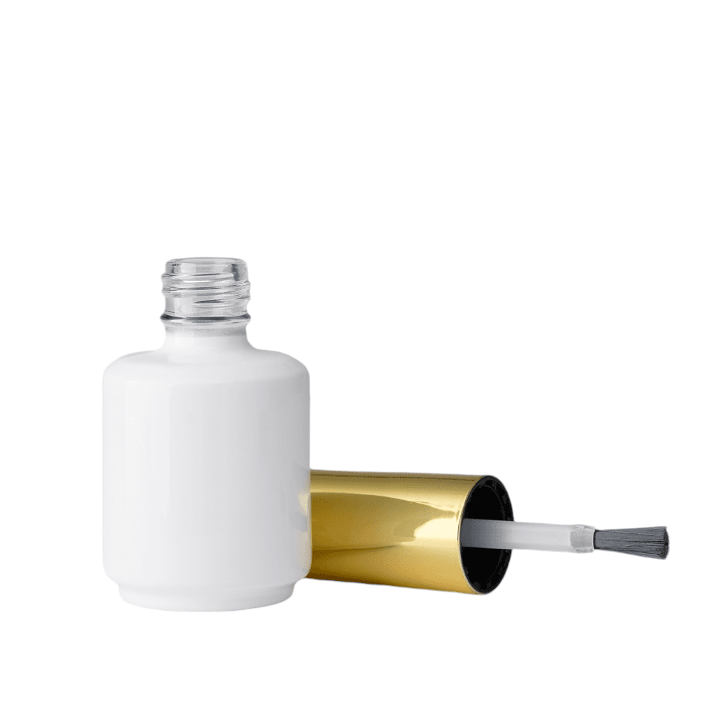 Пляшка з пензлем біла, 15 мл — 2