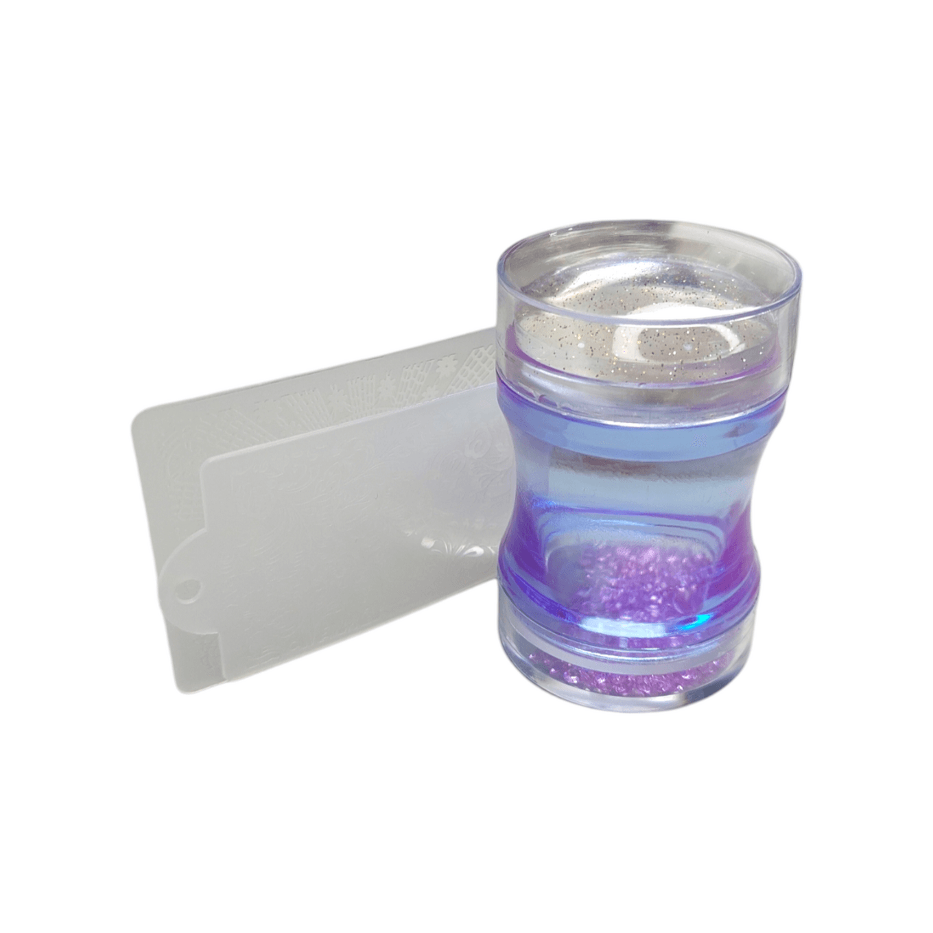 Штамп для стемпінгу, широкий, зі стразами — 2