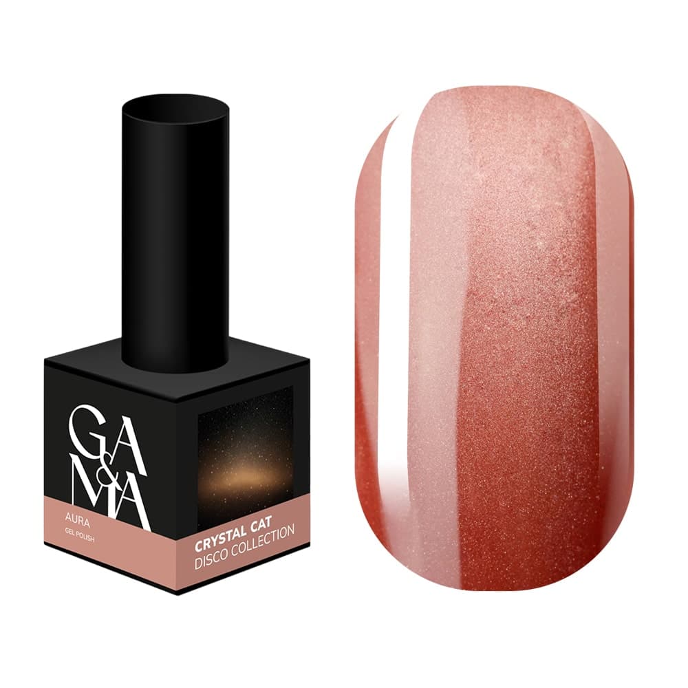 Гель-лак Ga&Ma Crystal Cat Aura, 10 мл