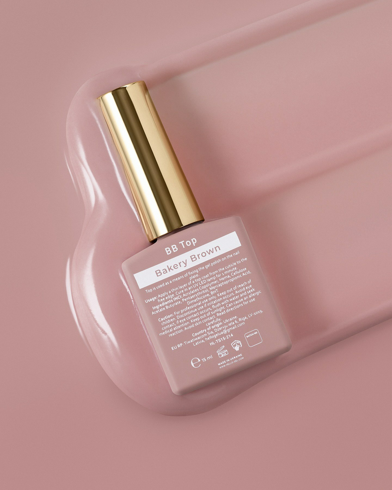 Топ HEYLOVE BB Top Bakery Brown, 15 мл — 2