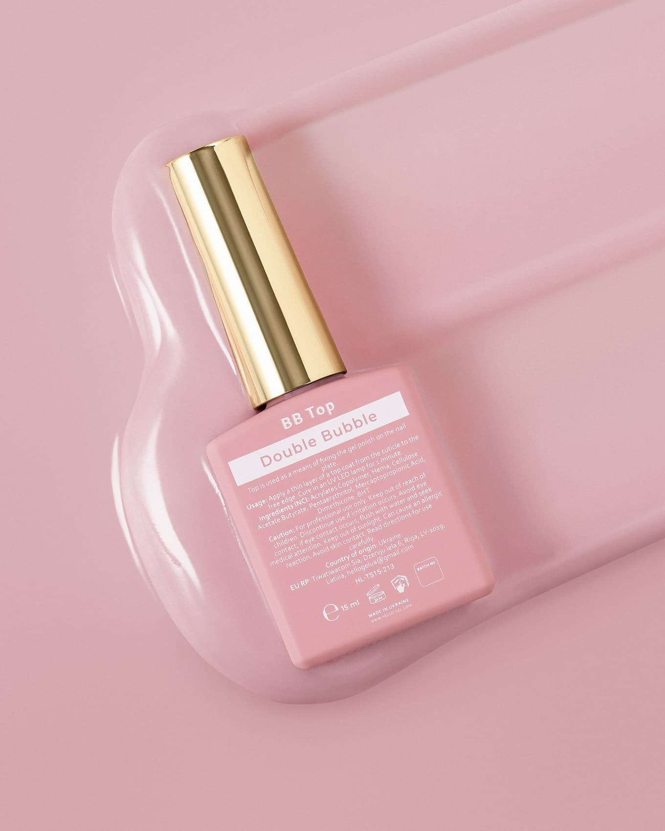 Топ HEYLOVE BB Top Double Bubble, 15 мл — 2