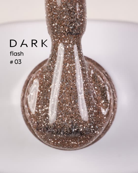 Гель-лак DARK gel polish Flash №03, 10 мл