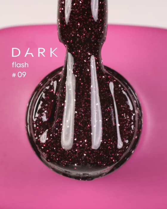 Гель-лак DARK gel polish Flash №09, 10 мл