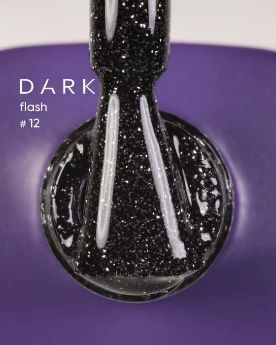 Гель-лак DARK gel polish Flash №12, 10 мл