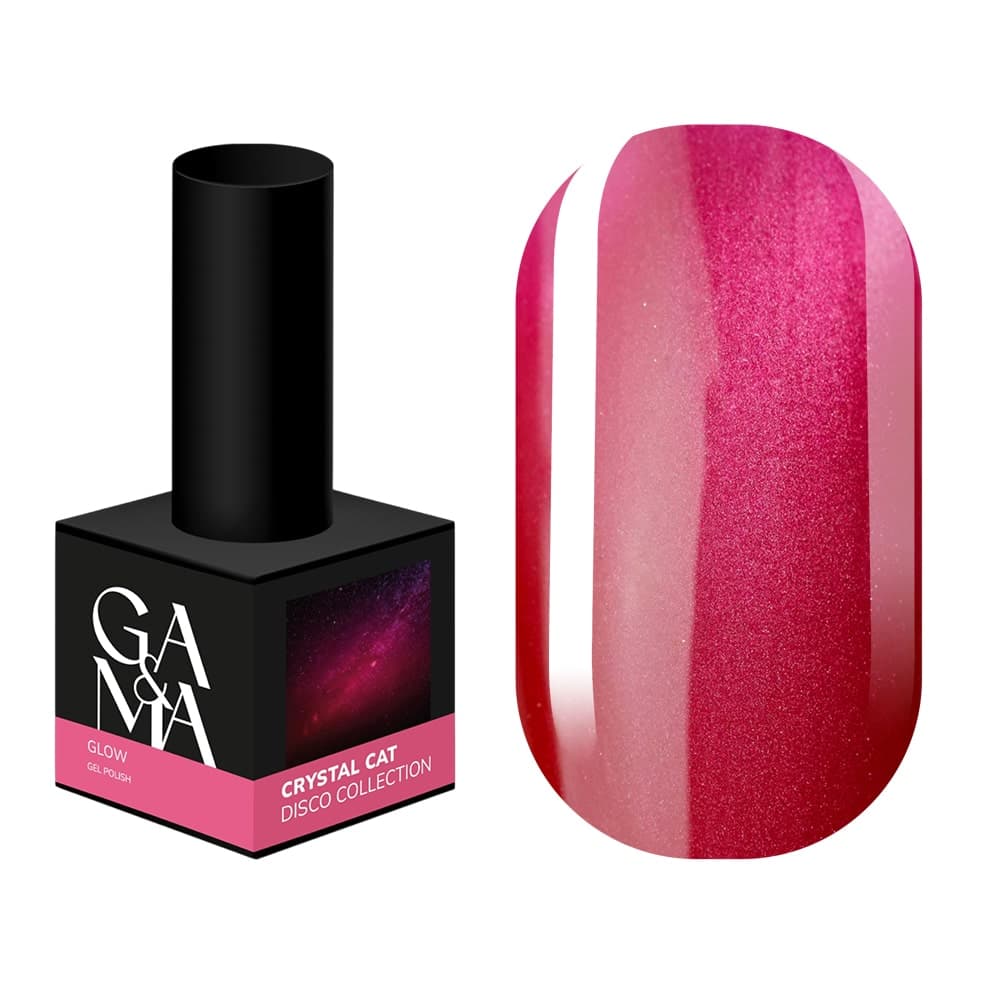 Гель-лак Ga&Ma Crystal Cat Glow, 10 мл