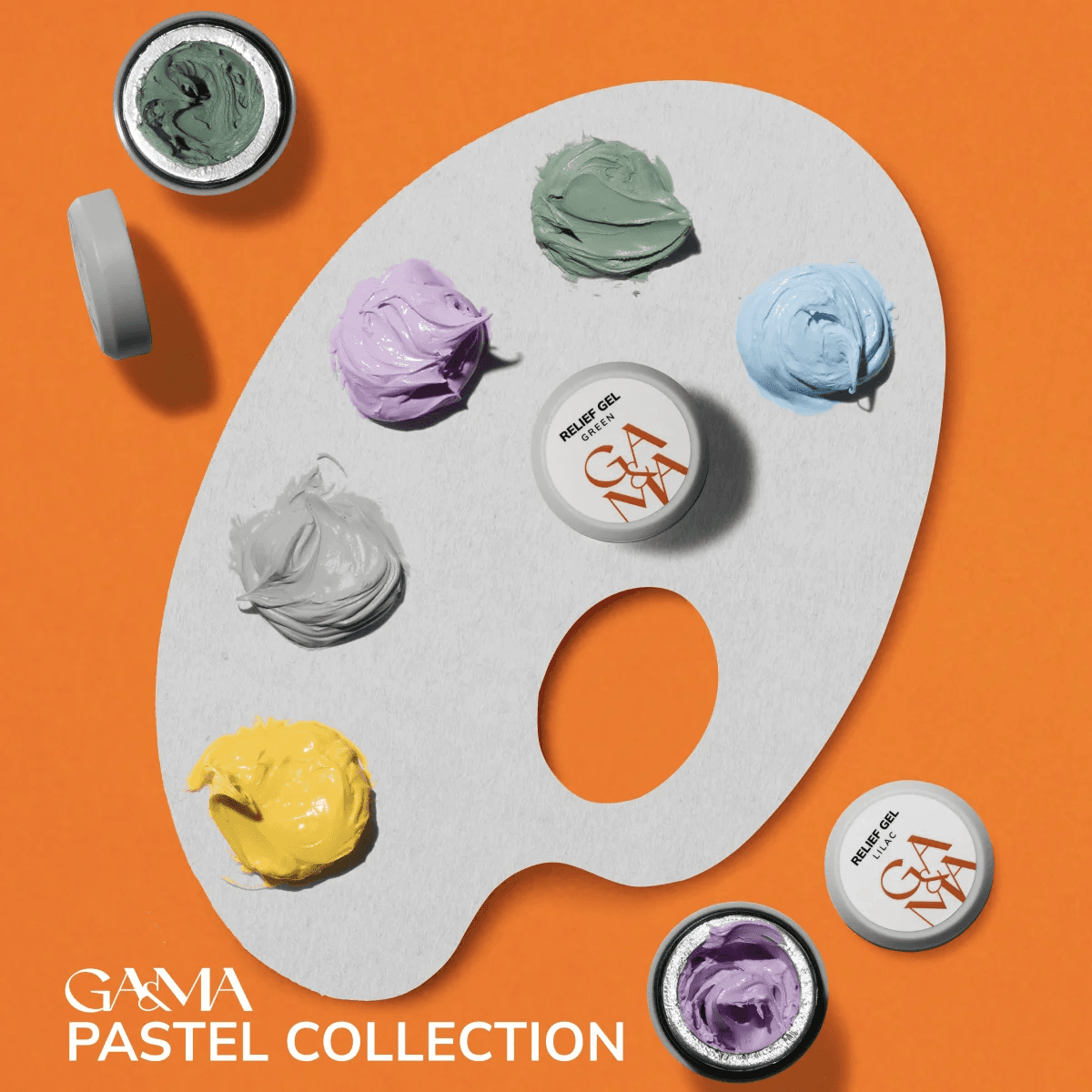 Рельеф гель GA&MA Relief Gel, Pastel Collection, 5 г — 2