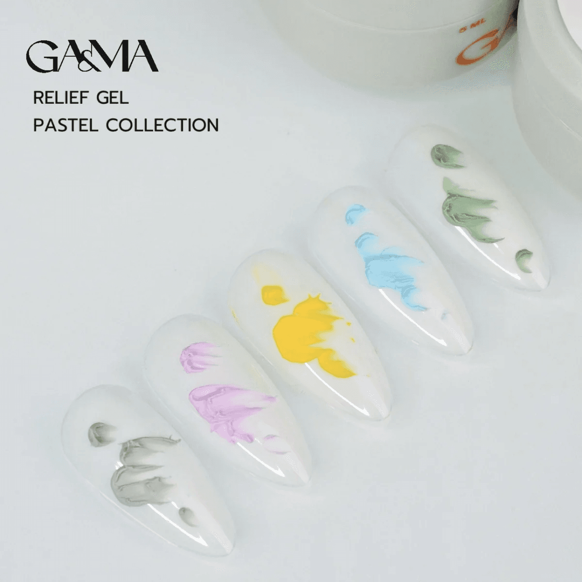 Рельеф гель GA&MA Relief Gel, Pastel Collection, 5 г — 3