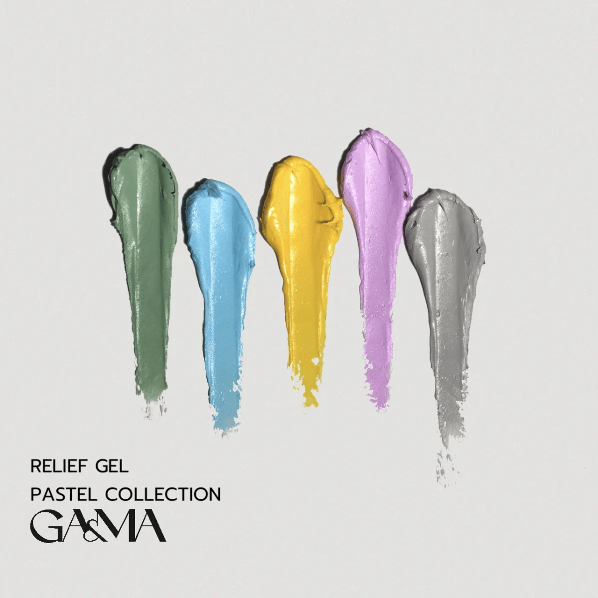 Рельеф гель GA&MA Relief Gel, Pastel Collection, 5 г — 4
