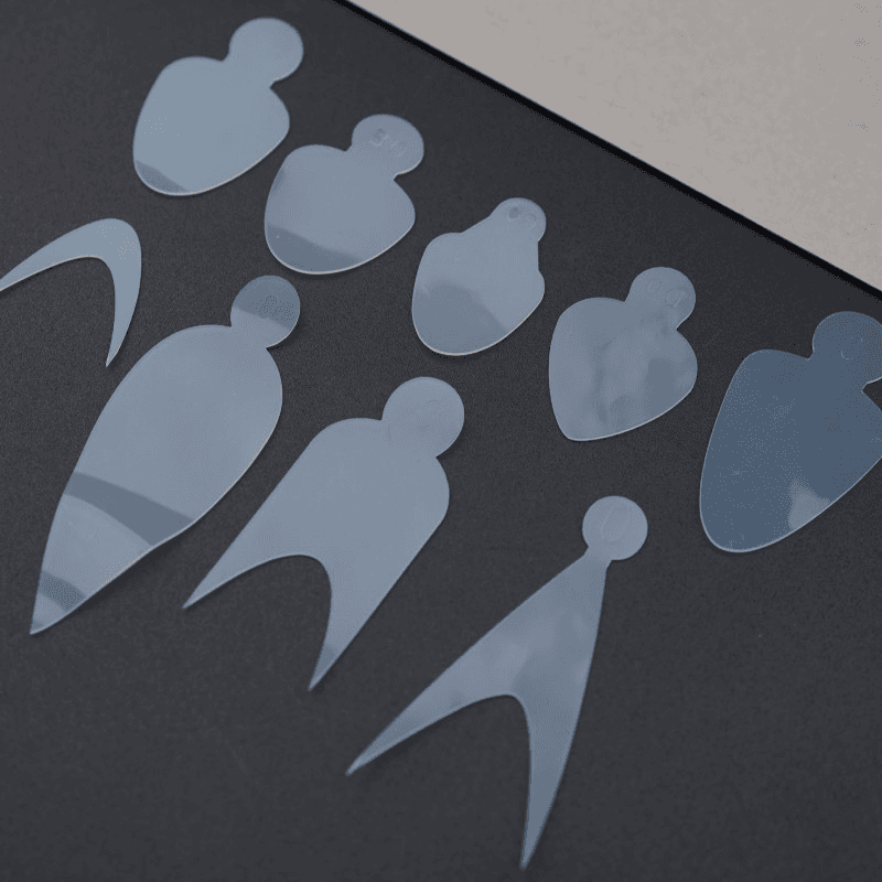 Силиконовые молды для верхних форм и французского маникюра Designer, 108 шт (9 форм) — 2