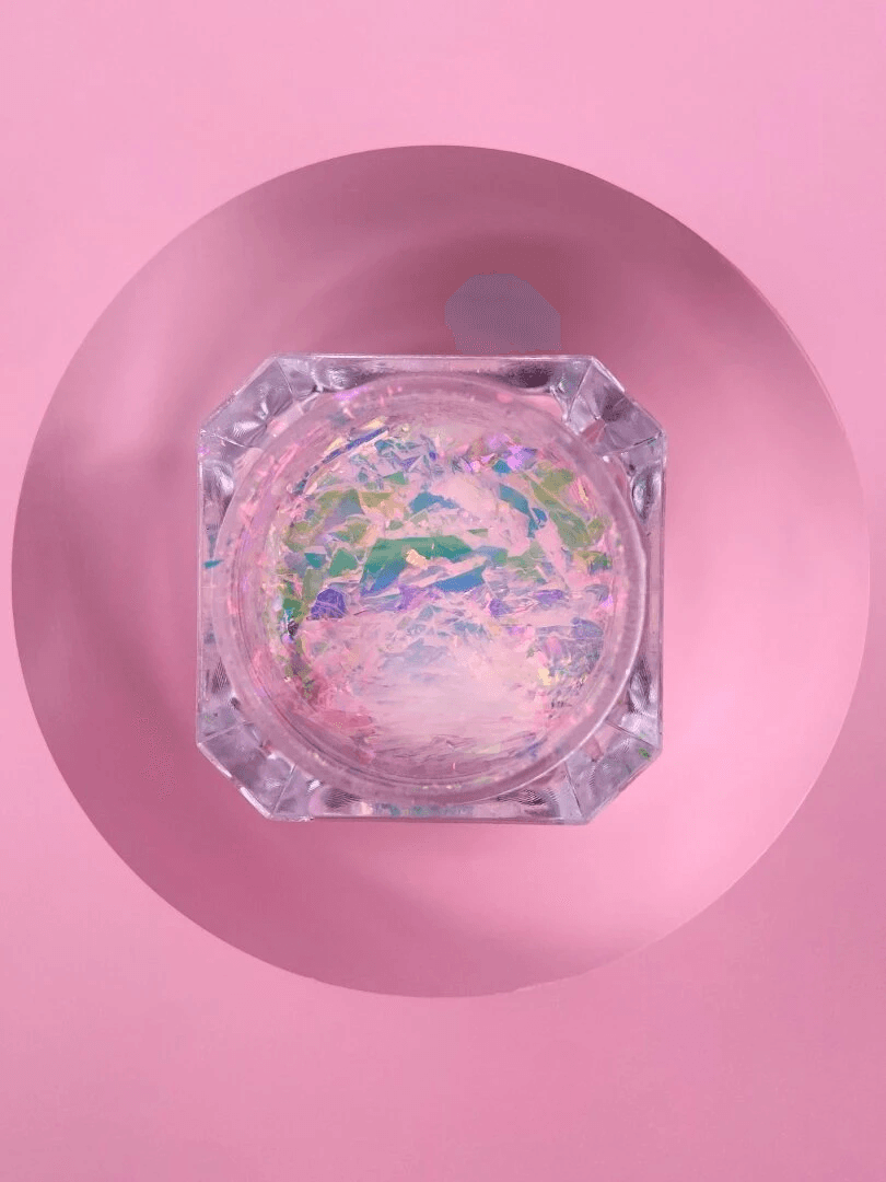 Комплект сухих блесток для ногтей LUNA Broken Glass, 6 шт — 3