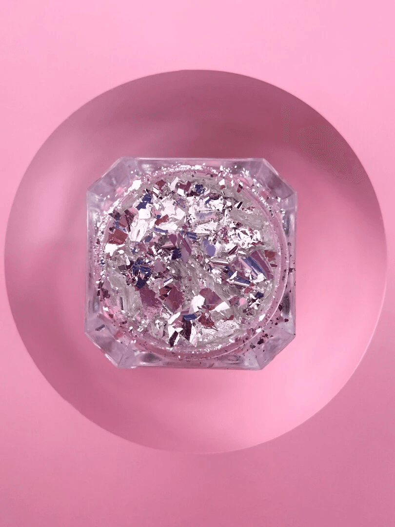 Комплект сухих блесток для ногтей LUNA Broken Glass, 6 шт — 7