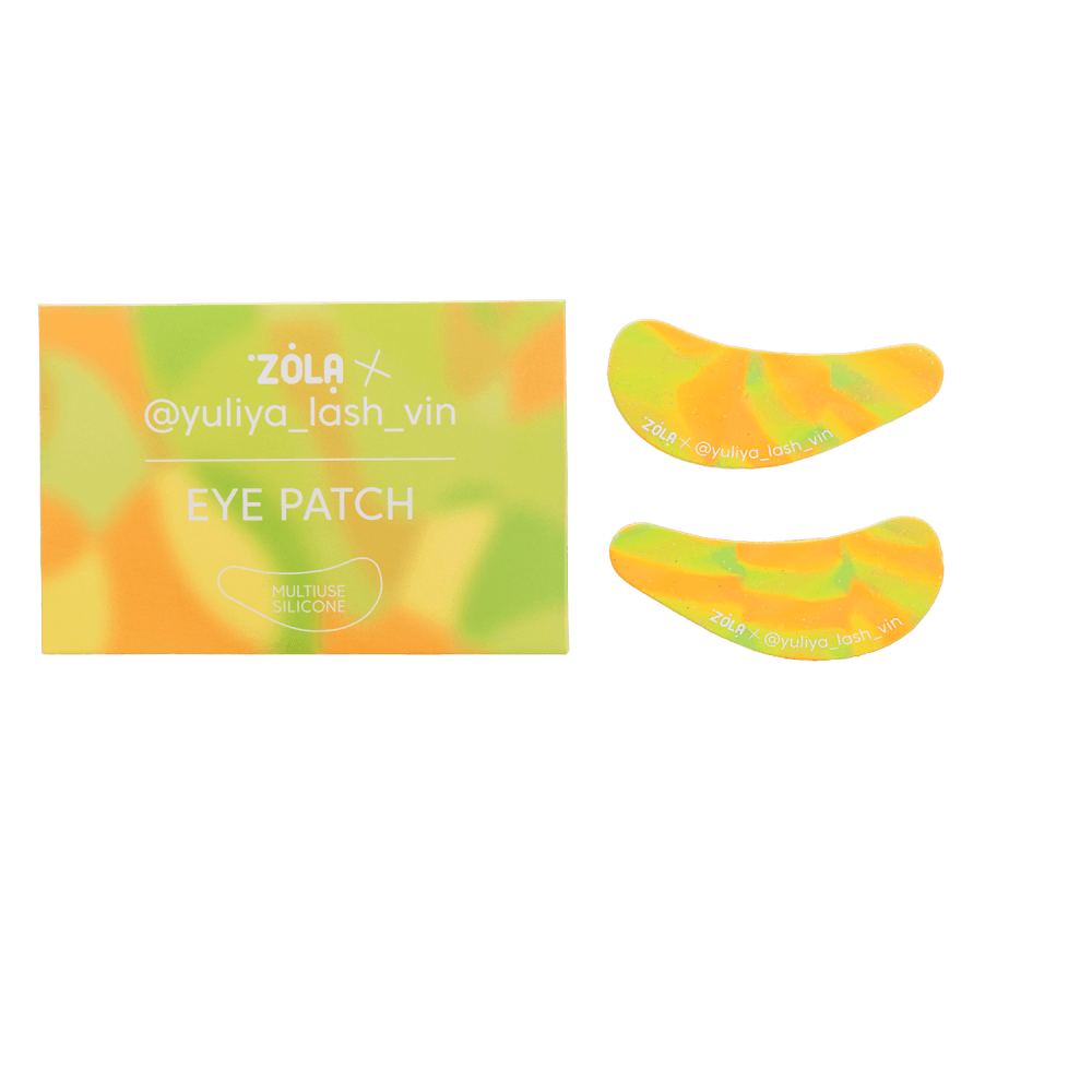 ZOLA х Yuliya Lash Vin Многофункциональные силиконовые патчи зелено-оранжевые