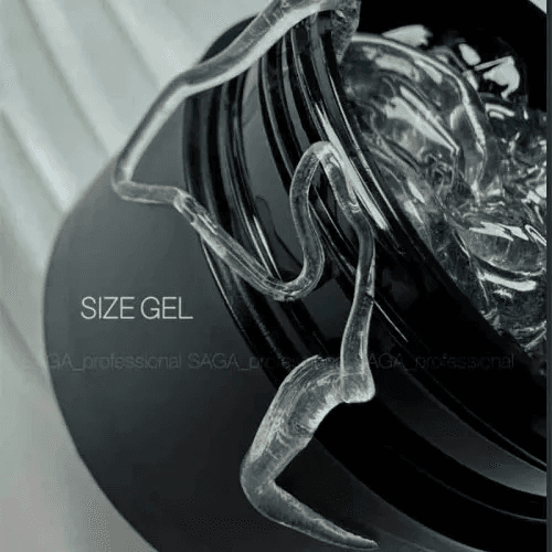Гель Saga Size gel для объемных дизайнов без липкого слоя, 5 г — 2
