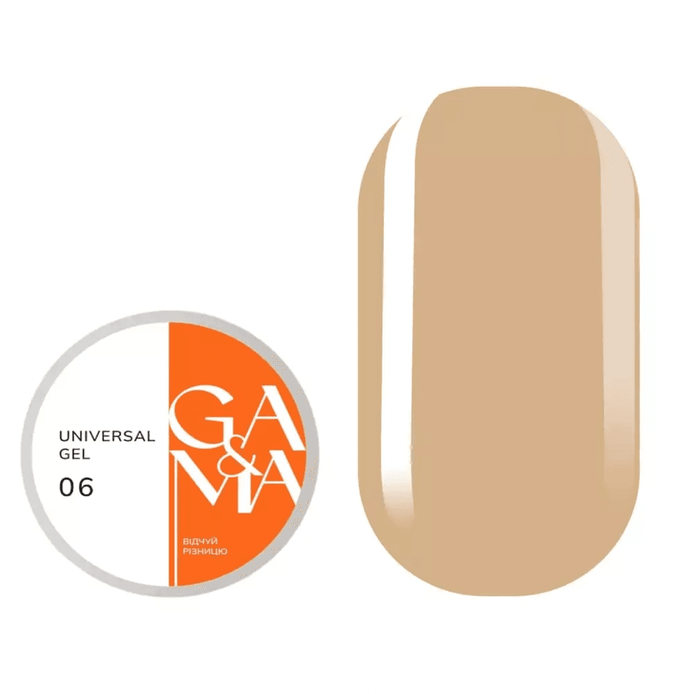 Жидкий гель Ga&Ma Universal gel №6, 30 мл