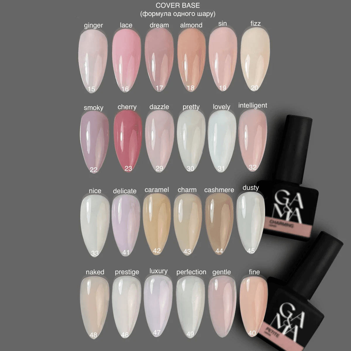 База камуфлирующая Ga&Ma №40 Fine, 15 мл — 4