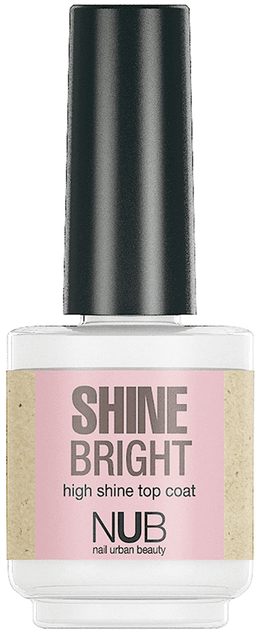 NUB Shine Bright, глянцевый закрепитель для маникюрного лака, 15 мл