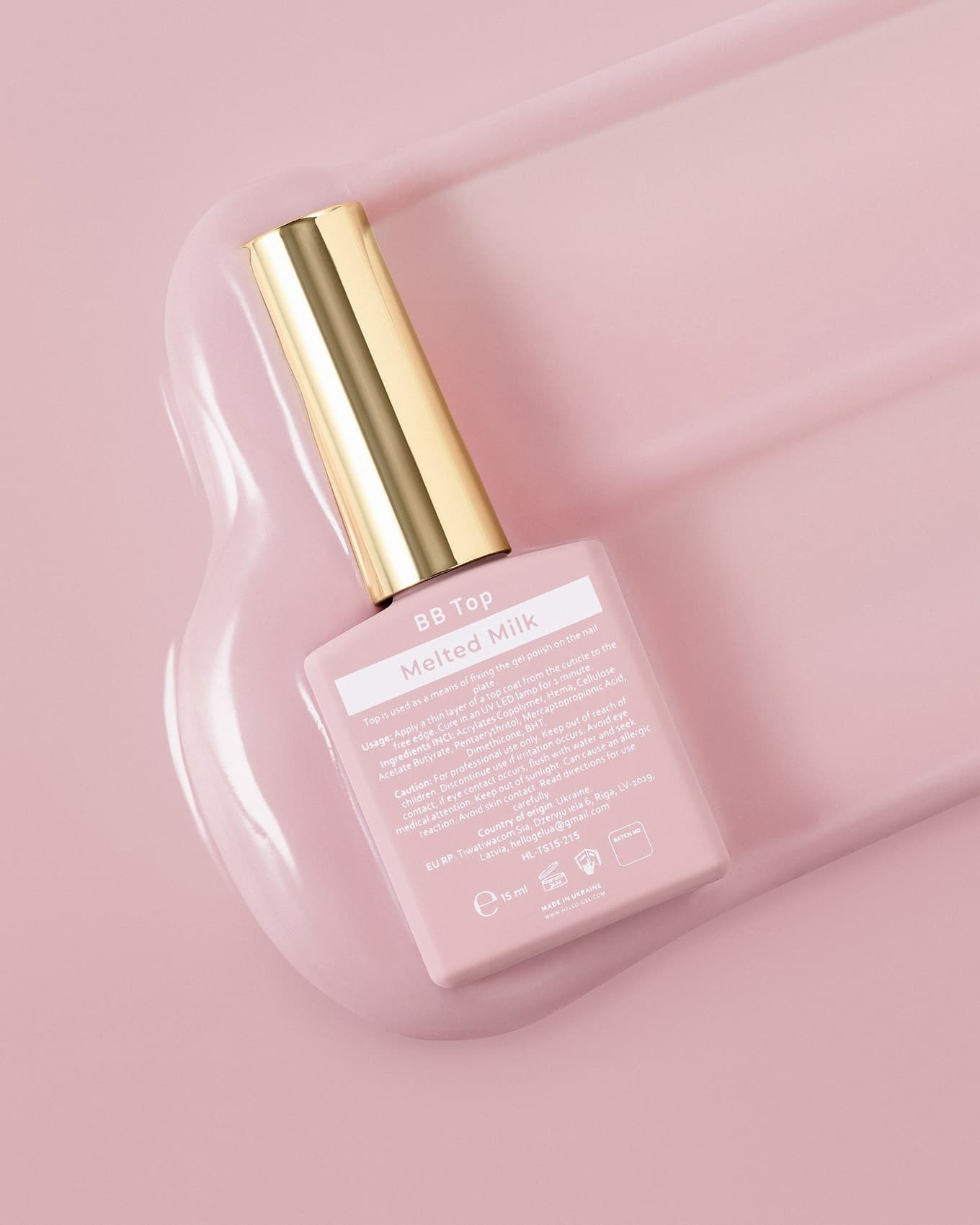 Топ HEYLOVE BB Top Melted Milk, 15 мл — 2