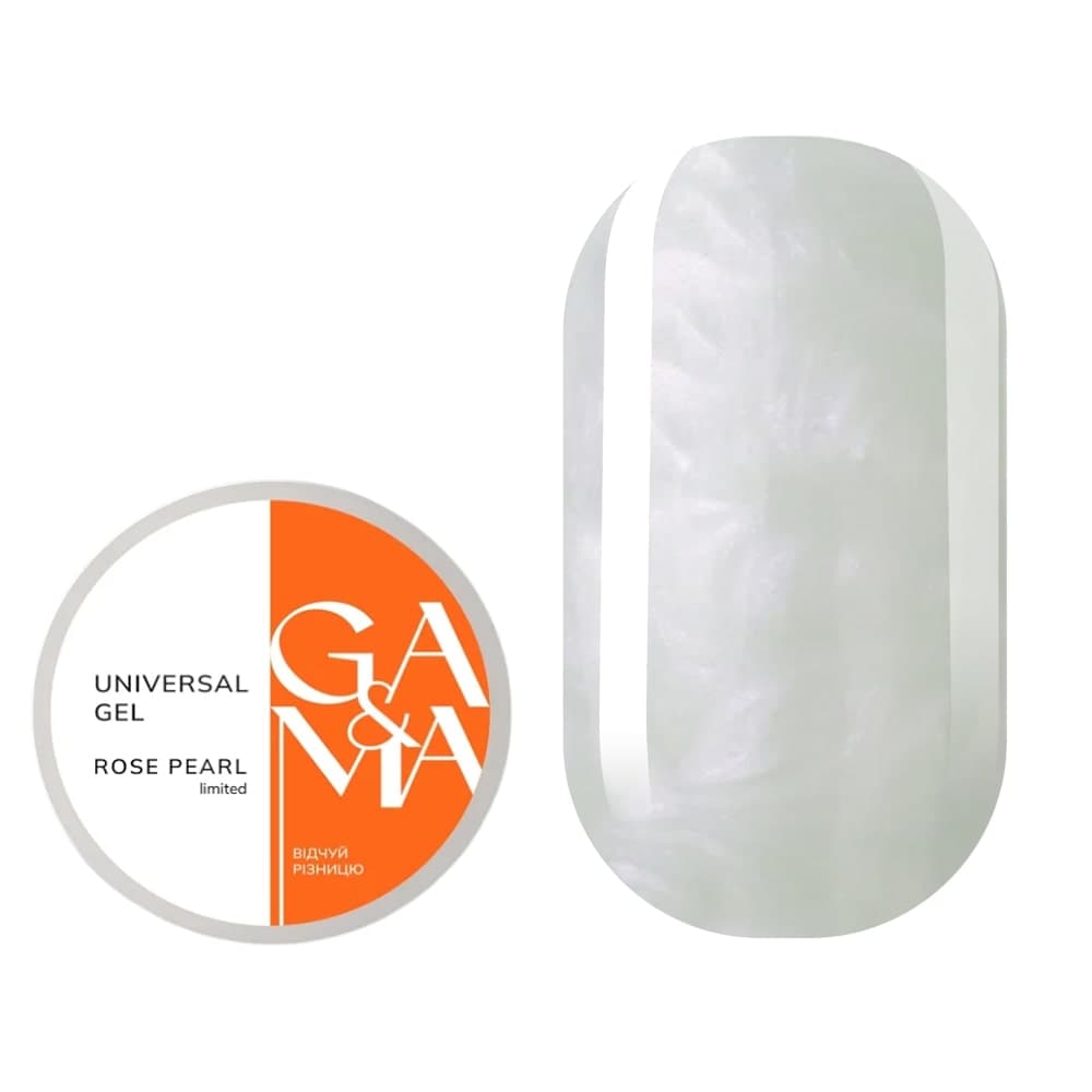 Жидкий гель Ga&Ma Universal gel Rose Pearl (limited), 15 мл