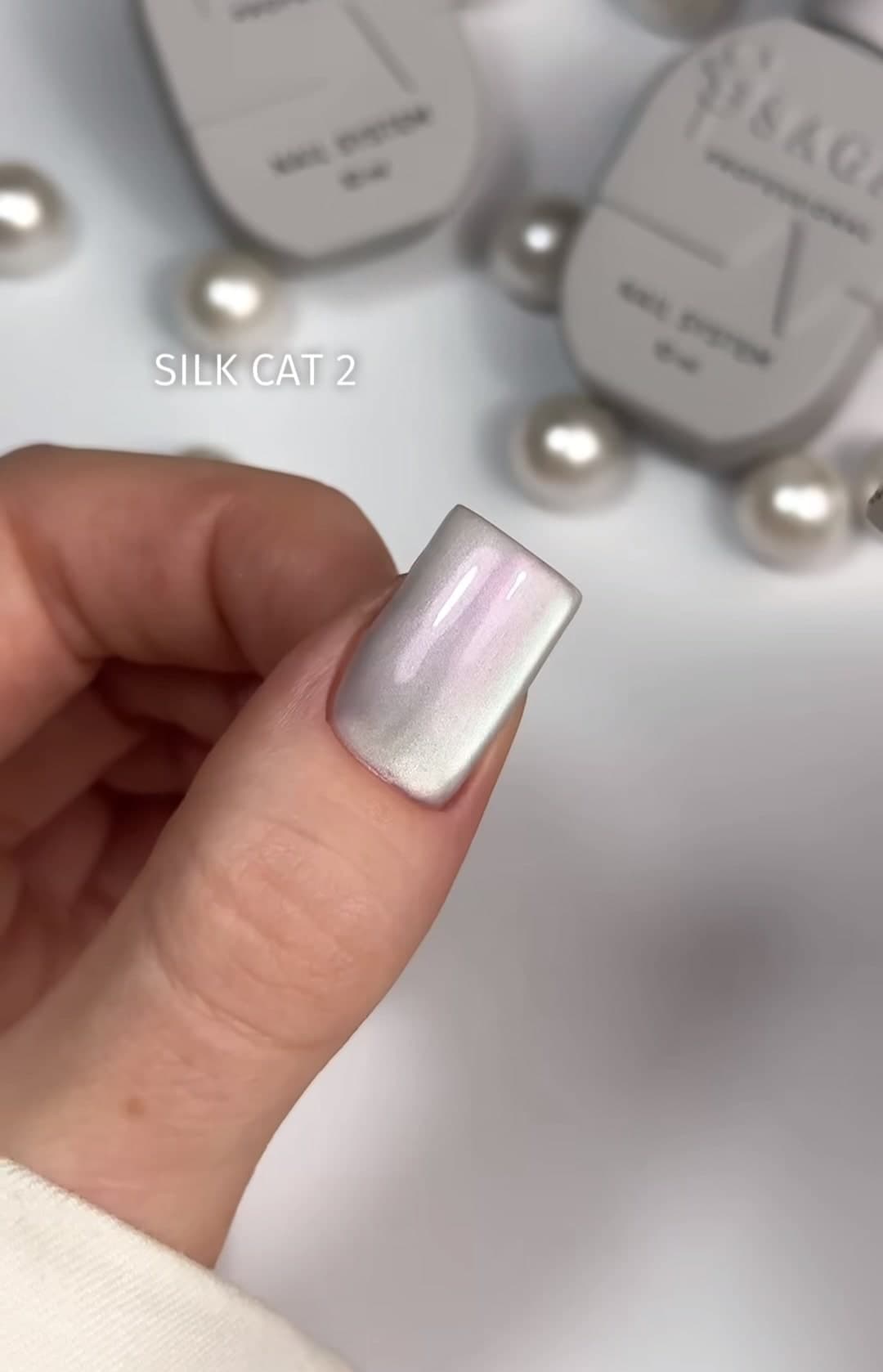 Гель-лак Saga Professional Silk Cat №2, 10 мл — 2