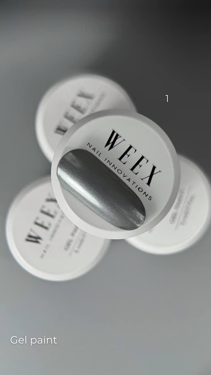 Гель-краска WEEX Gel paint №1 — 2