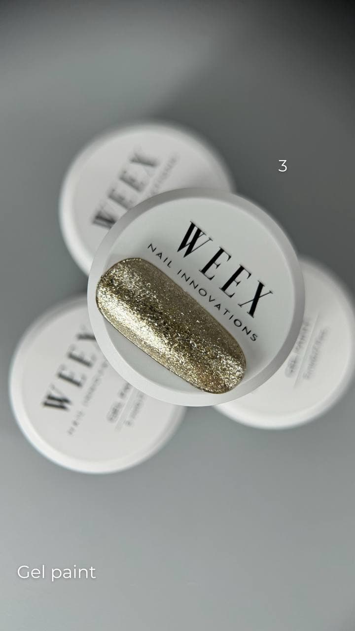 Гель-краска WEEX Gel paint №3 — 2