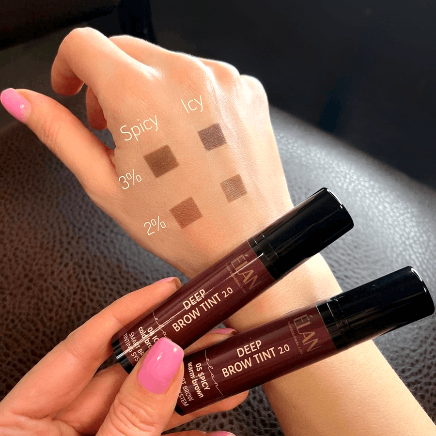 Краска для бровей ELAN «Deep Brow Tint 2.0» 05 SPICY warm brown (10 мл) — 3