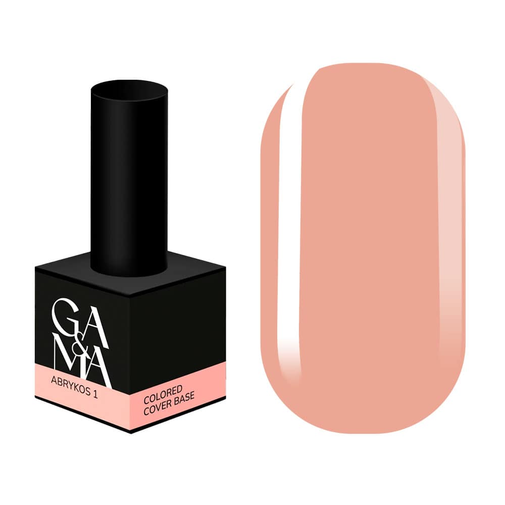База цветная Ga&Ma Colored base №1 абрикос, 15 мл